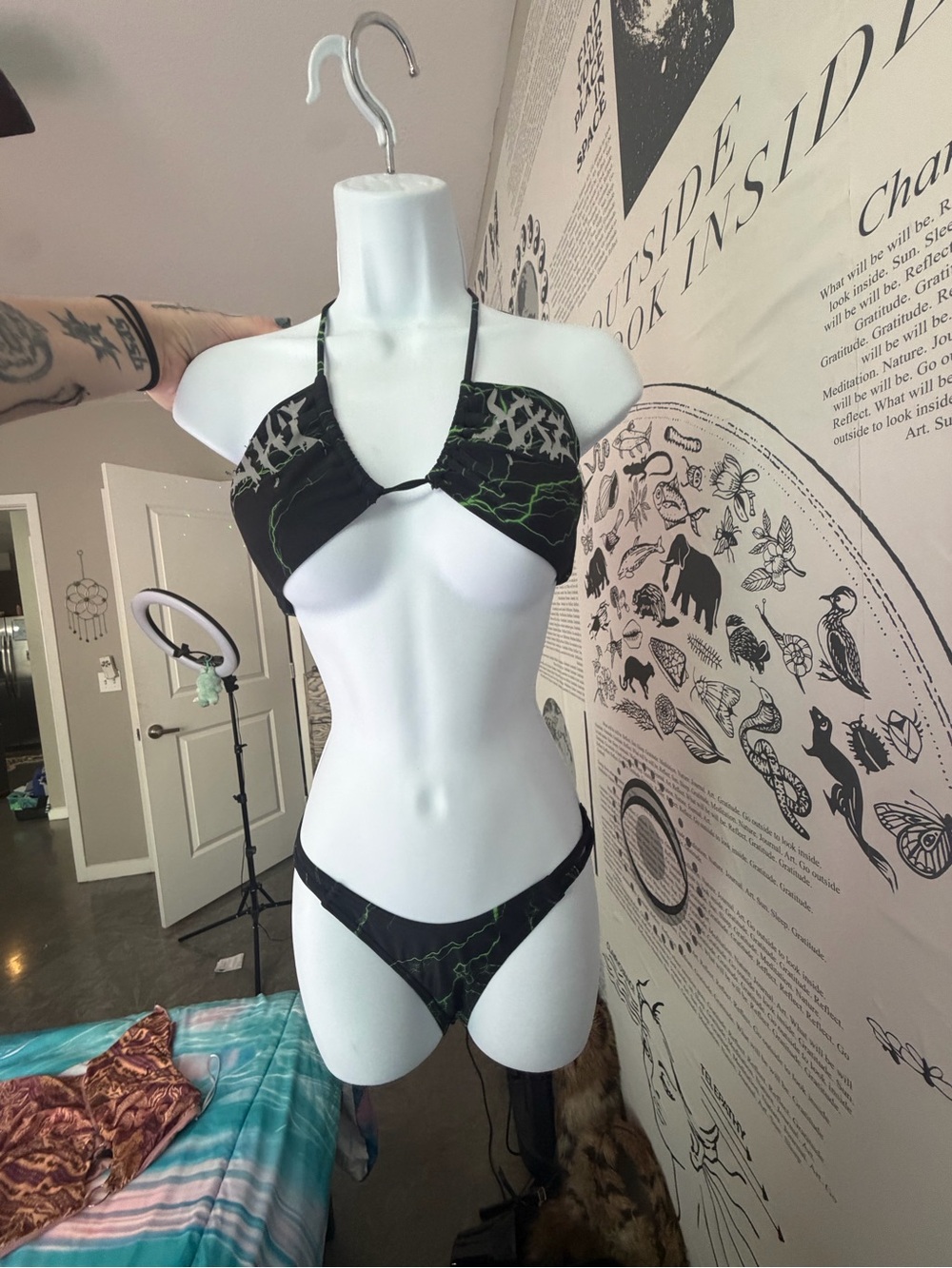 SWIXXZ (ZUMIEZ) TWO PIECE STRAPPY BANDEAU BIKINI